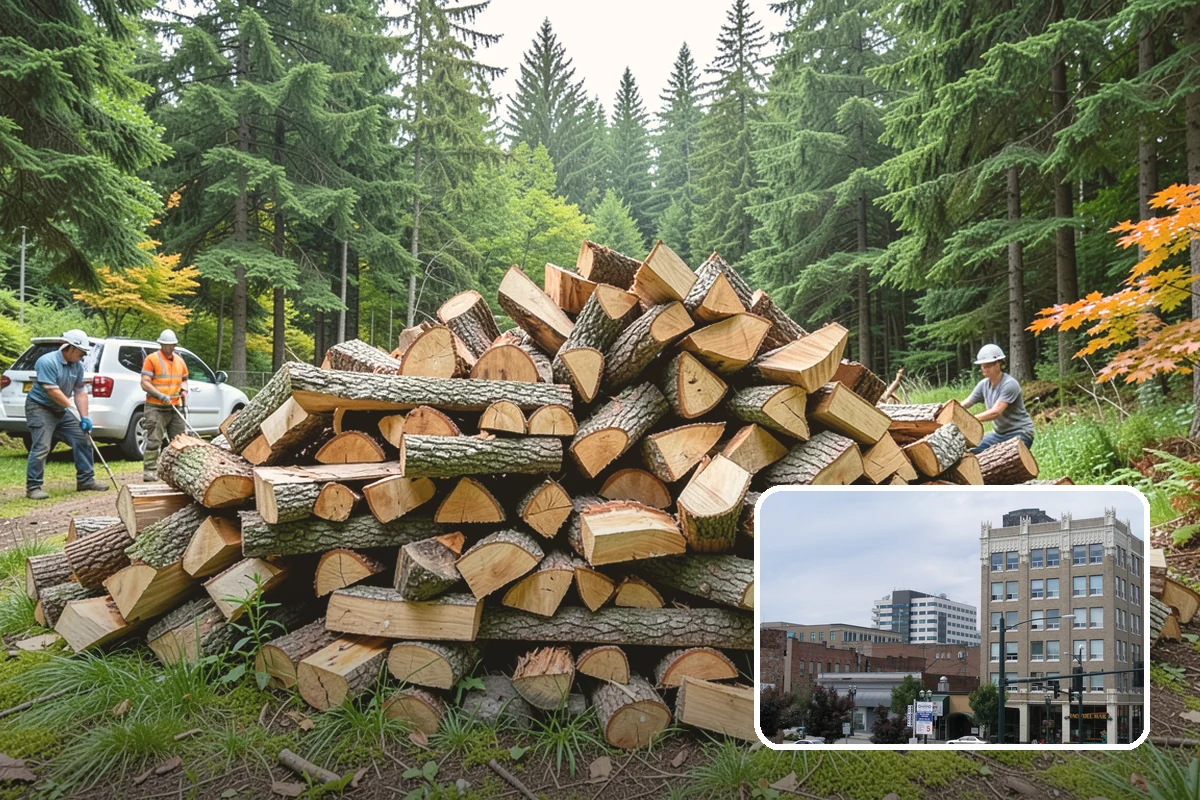 Woodshed Cleanup in Everett, Snohomish County, WA - Restores proper airflow for drier stored wood