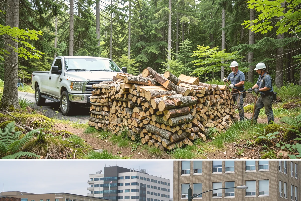 Woodshed Cleanup in Everett, Snohomish County, WA - Late summer or early fall is best, clearing the shed before it fills for the burning season.