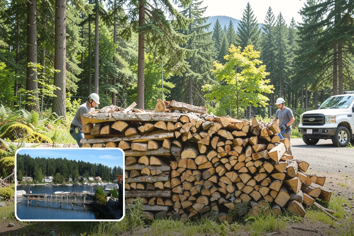 Woodshed Cleanup in Gig Harbor, Pierce County, WA - Restores proper airflow for drier stored wood