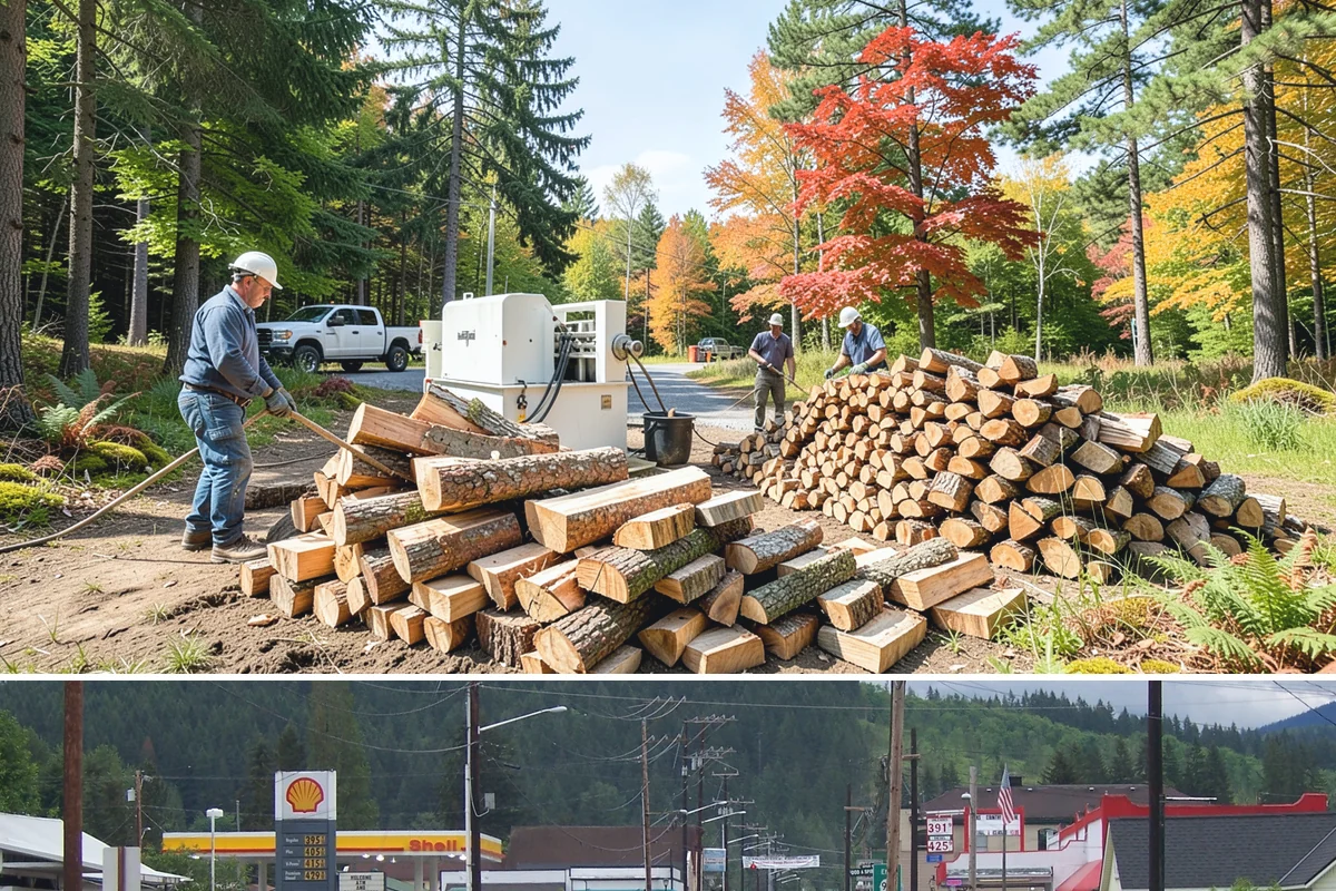 Woodshed Cleanup in Granite Falls, Snohomish County, WA - Late summer or early fall is best, clearing the shed before it fills for the burning season.