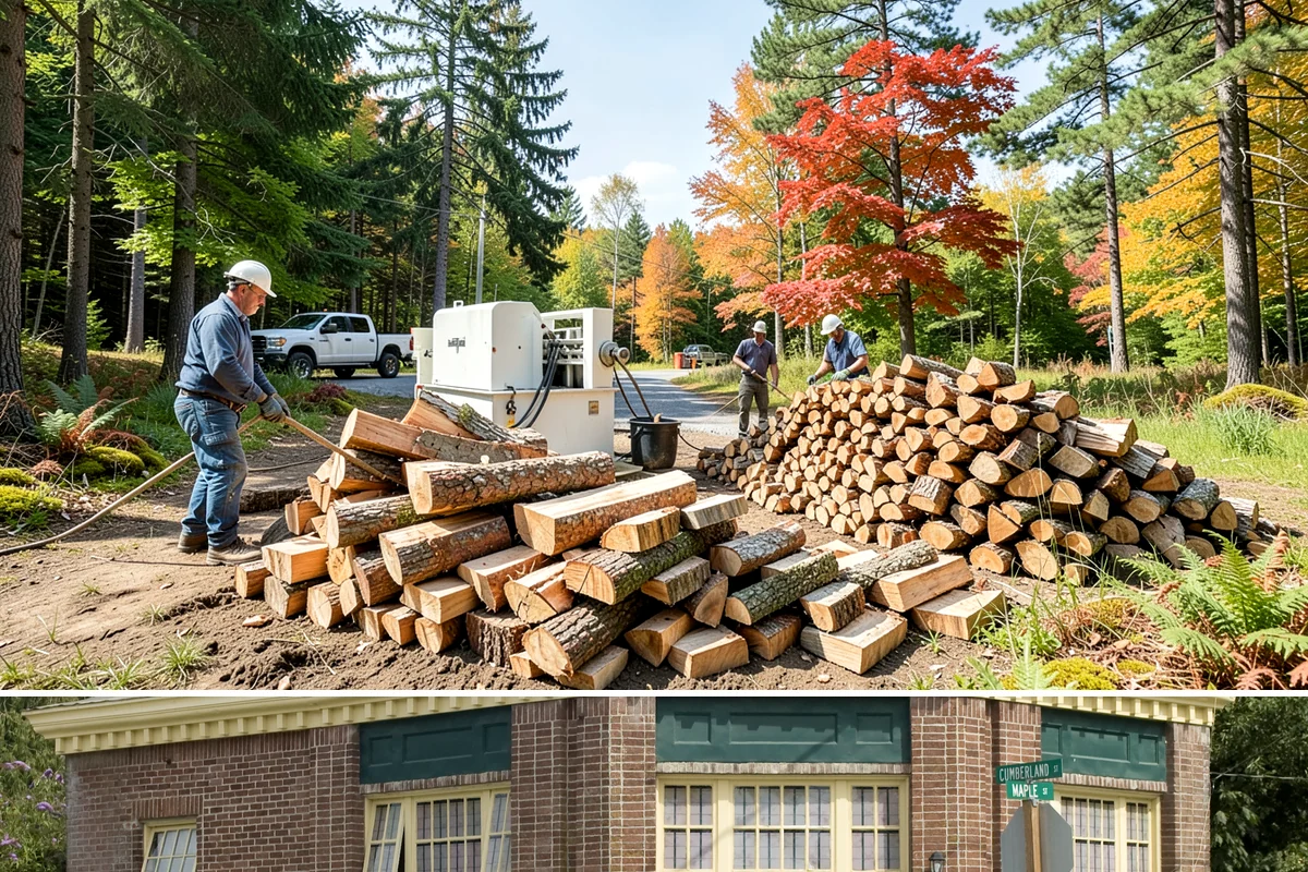 Woodshed Cleanup in Hamilton, Skagit County, WA - Late summer or early fall is best, clearing the shed before it fills for the burning season.