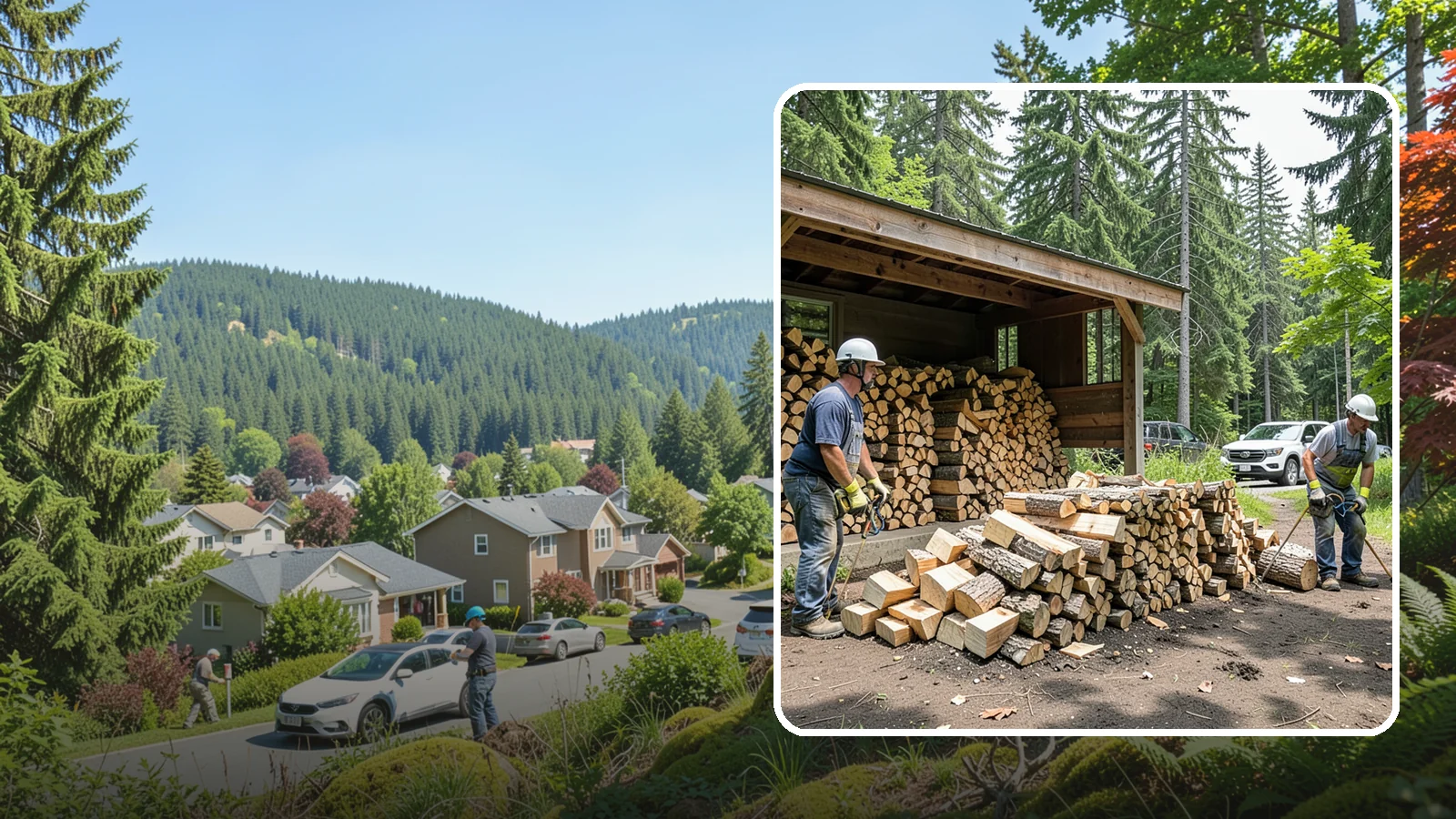 Woodshed Cleanup in Index, Snohomish County, WA - We clear out and tidy your woodshed, removing debris, old scraps, and buildup so it stores wood properly again.