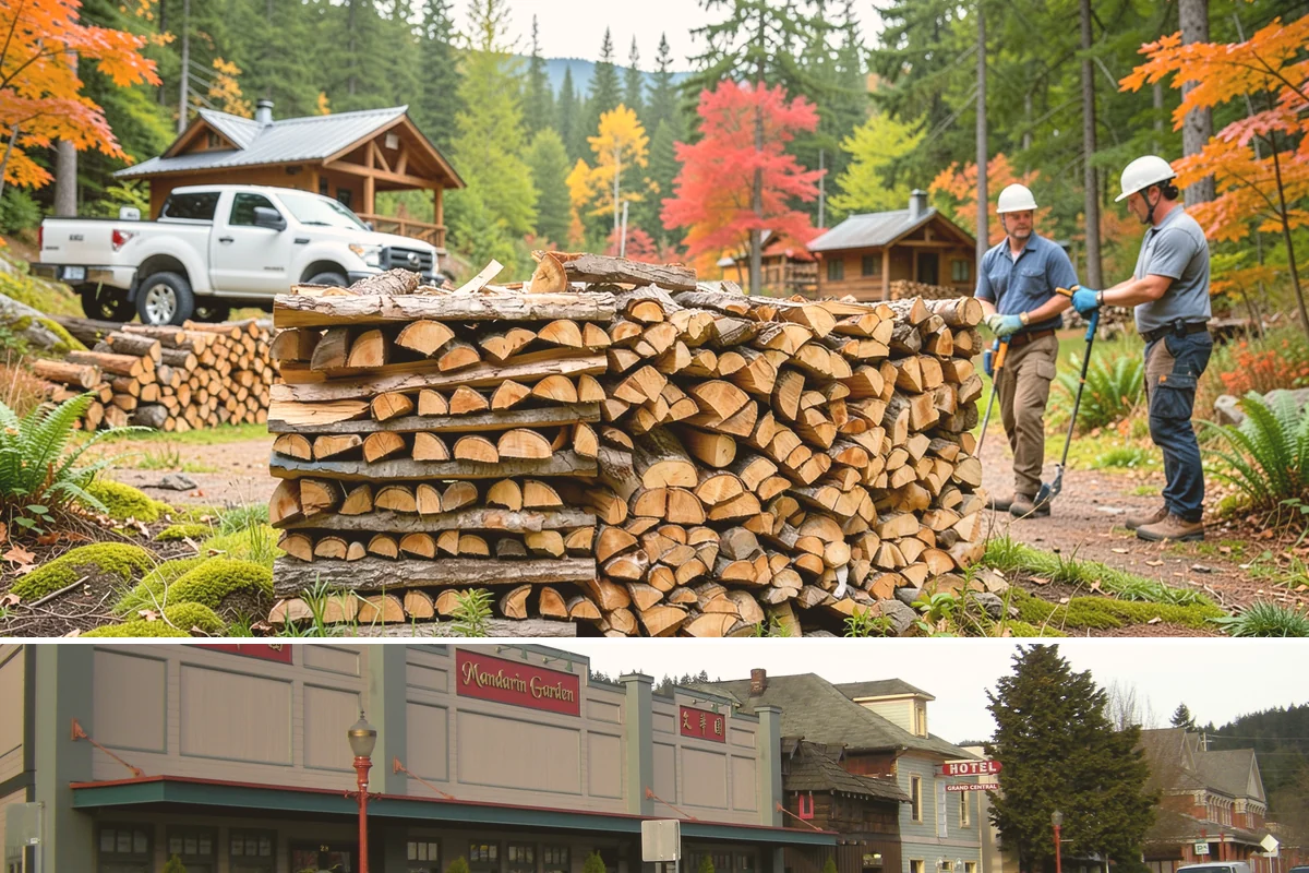 Woodshed Cleanup in Issaquah, King County, WA - Late summer or early fall is best, clearing the shed before it fills for the burning season.