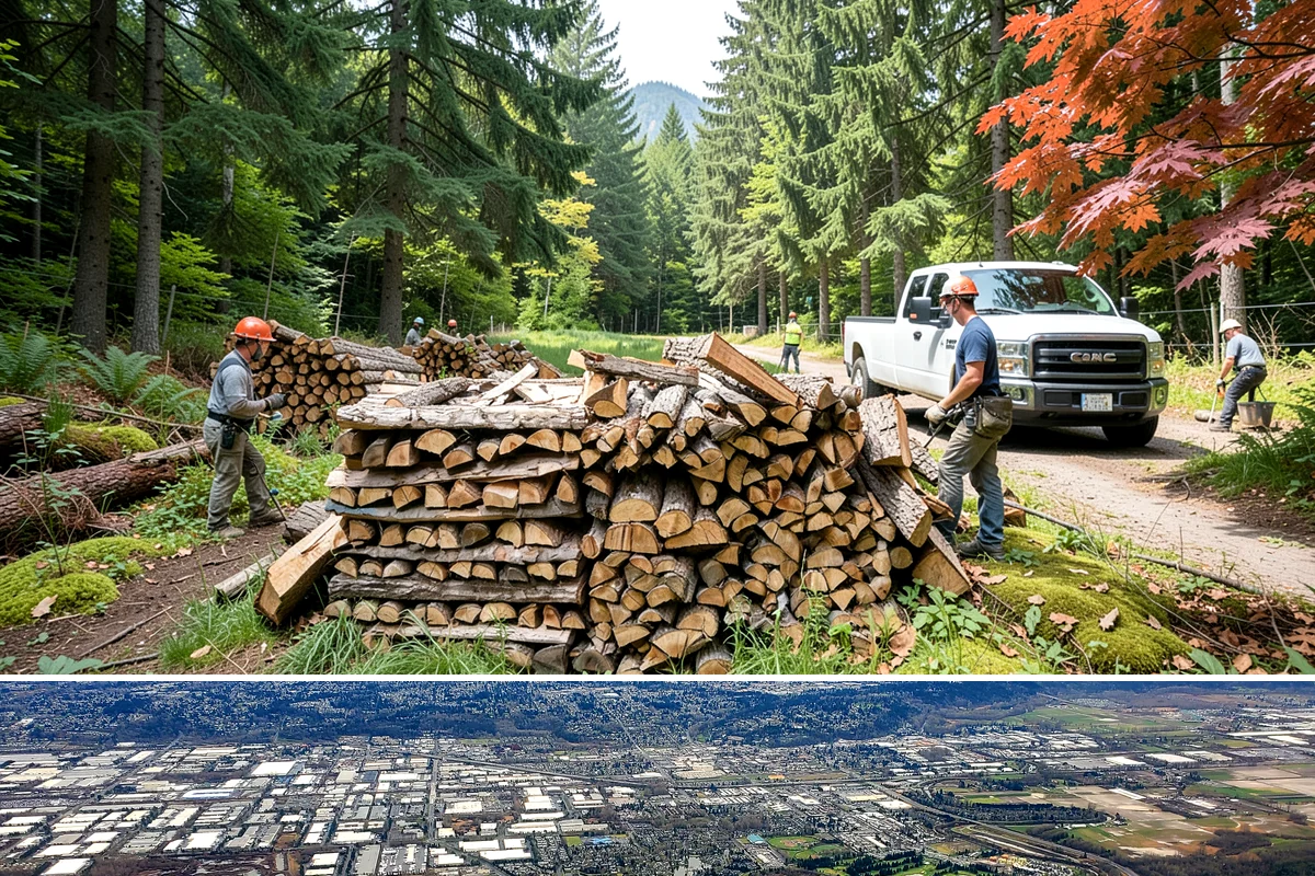 Woodshed Cleanup in Kent, King County, WA - Late summer or early fall is best, clearing the shed before it fills for the burning season.