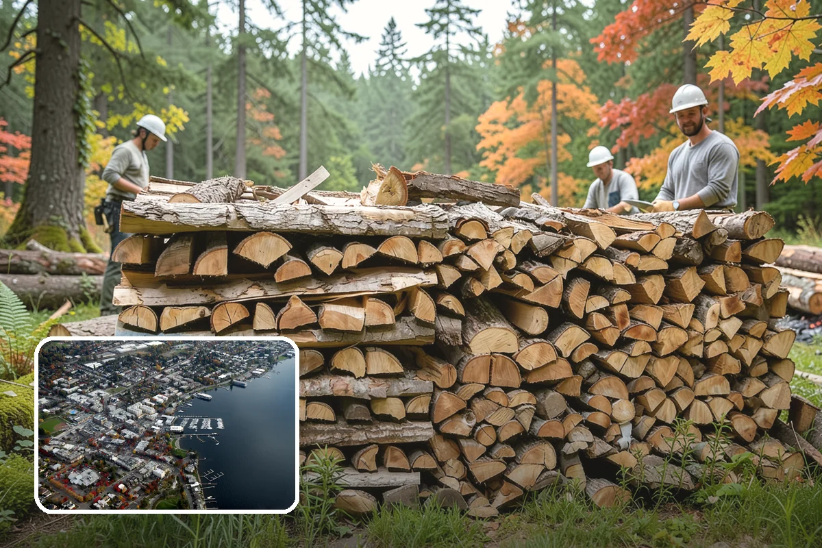 Woodshed Cleanup in Kirkland, King County, WA - Restores proper airflow for drier stored wood