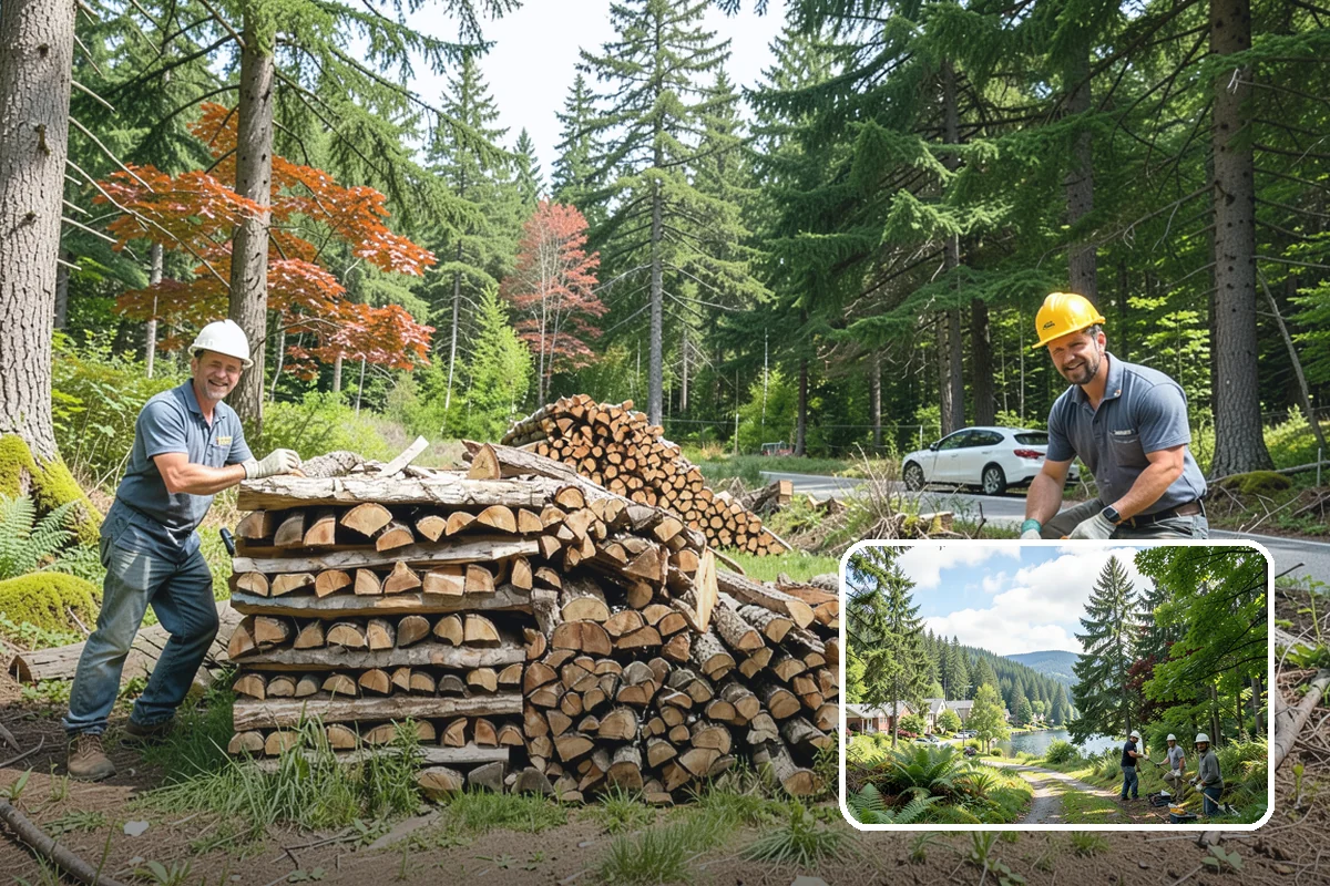 Woodshed Cleanup in Lake Forest Park, King County, WA - Restores proper airflow for drier stored wood