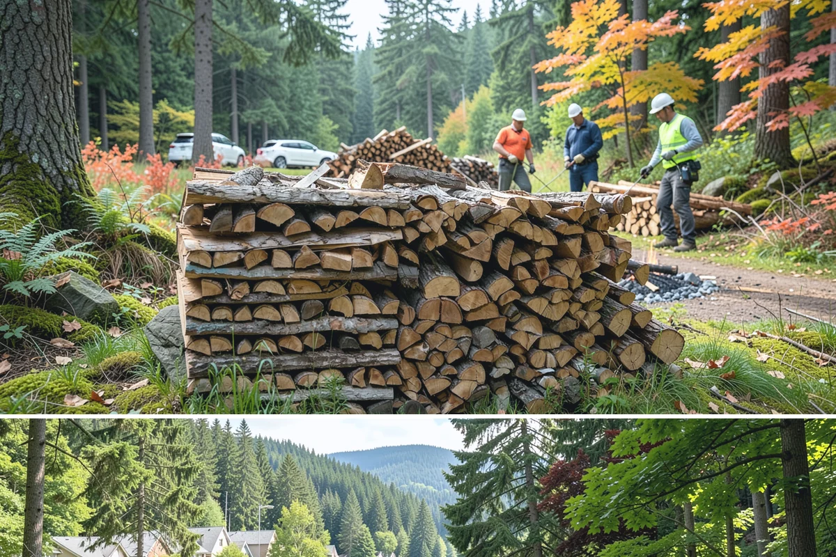 Woodshed Cleanup in Lake Forest Park, King County, WA - Late summer or early fall is best, clearing the shed before it fills for the burning season.