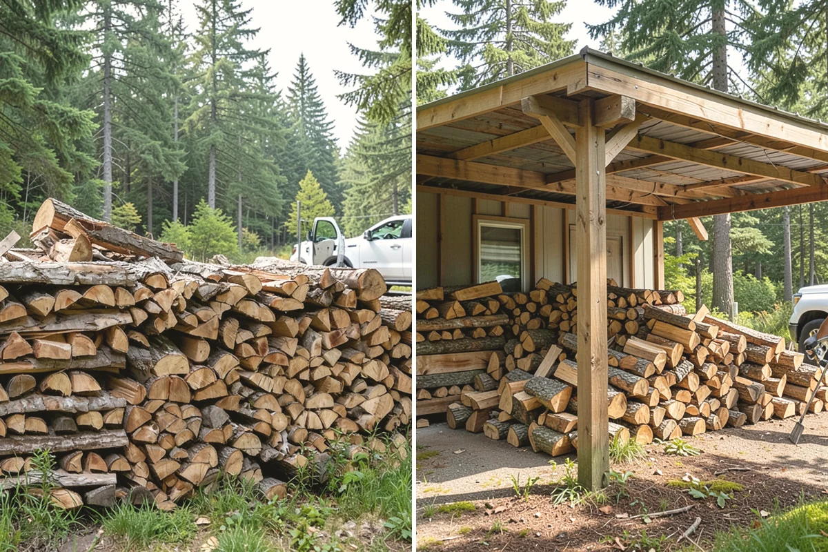 Woodshed Cleanup in Lake Stevens, Snohomish County, WA - Empty loose debris, old scraps, and clutter from the shed