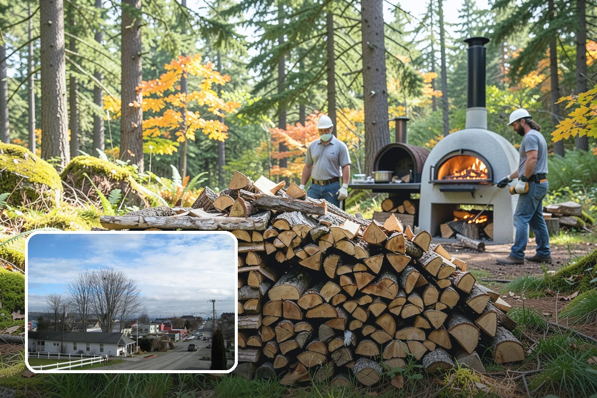 Woodshed Cleanup in Langley, Island County, WA - Restores proper airflow for drier stored wood