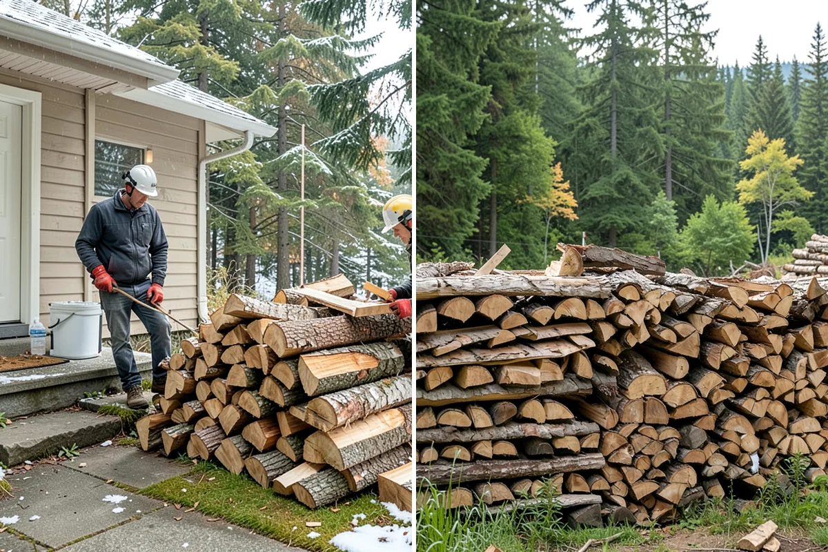 Woodshed Cleanup in Maple Valley, King County, WA - Empty loose debris, old scraps, and clutter from the shed