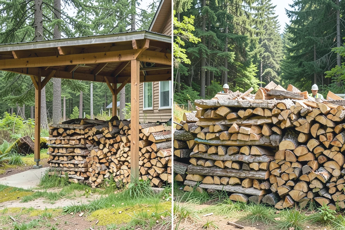 Woodshed Cleanup in Marysville, Snohomish County, WA - Empty loose debris, old scraps, and clutter from the shed