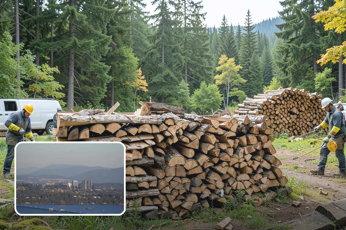 Woodshed Cleanup in Medina, King County, WA - Restores proper airflow for drier stored wood