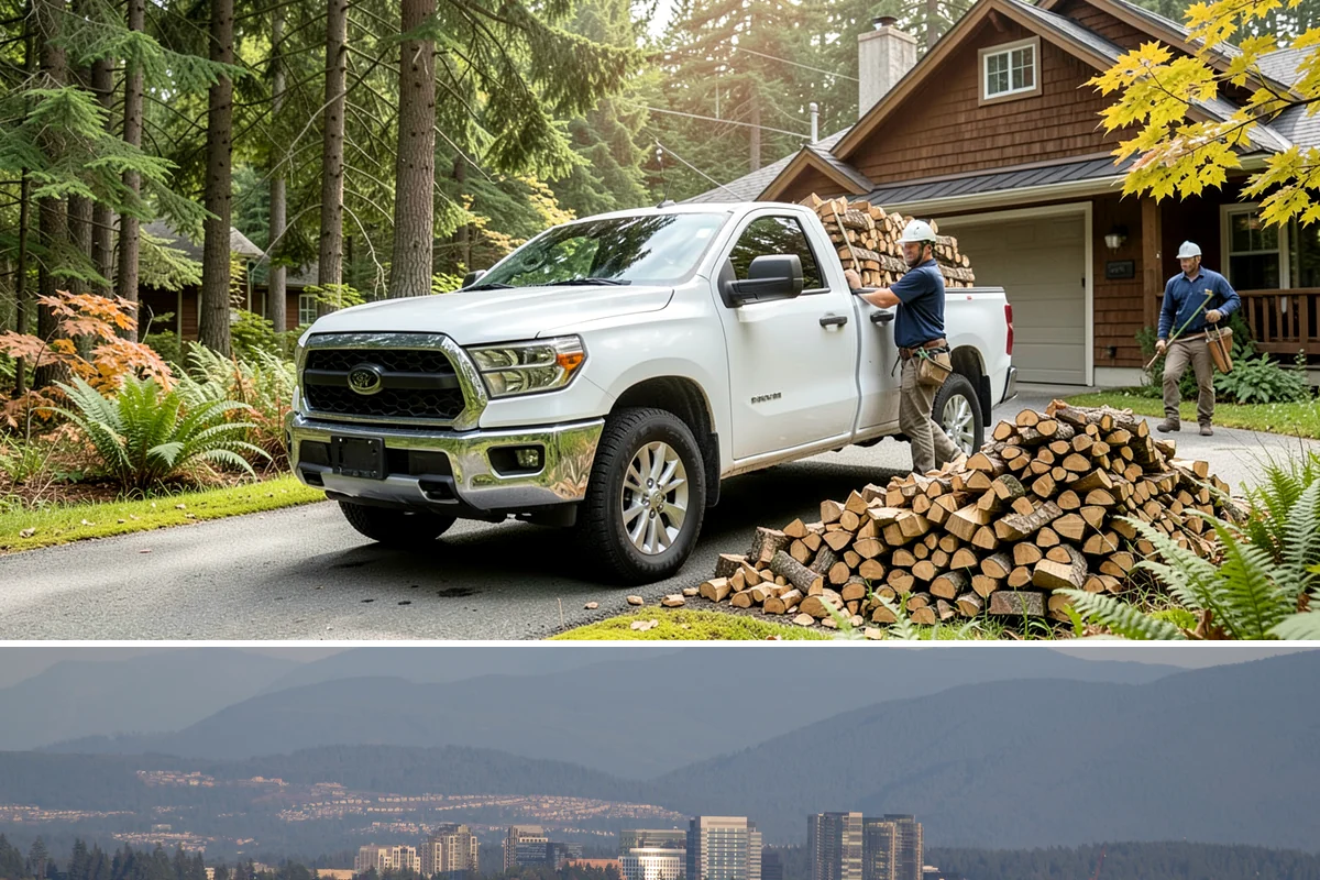 Woodshed Cleanup in Medina, King County, WA - Late summer or early fall is best, clearing the shed before it fills for the burning season.