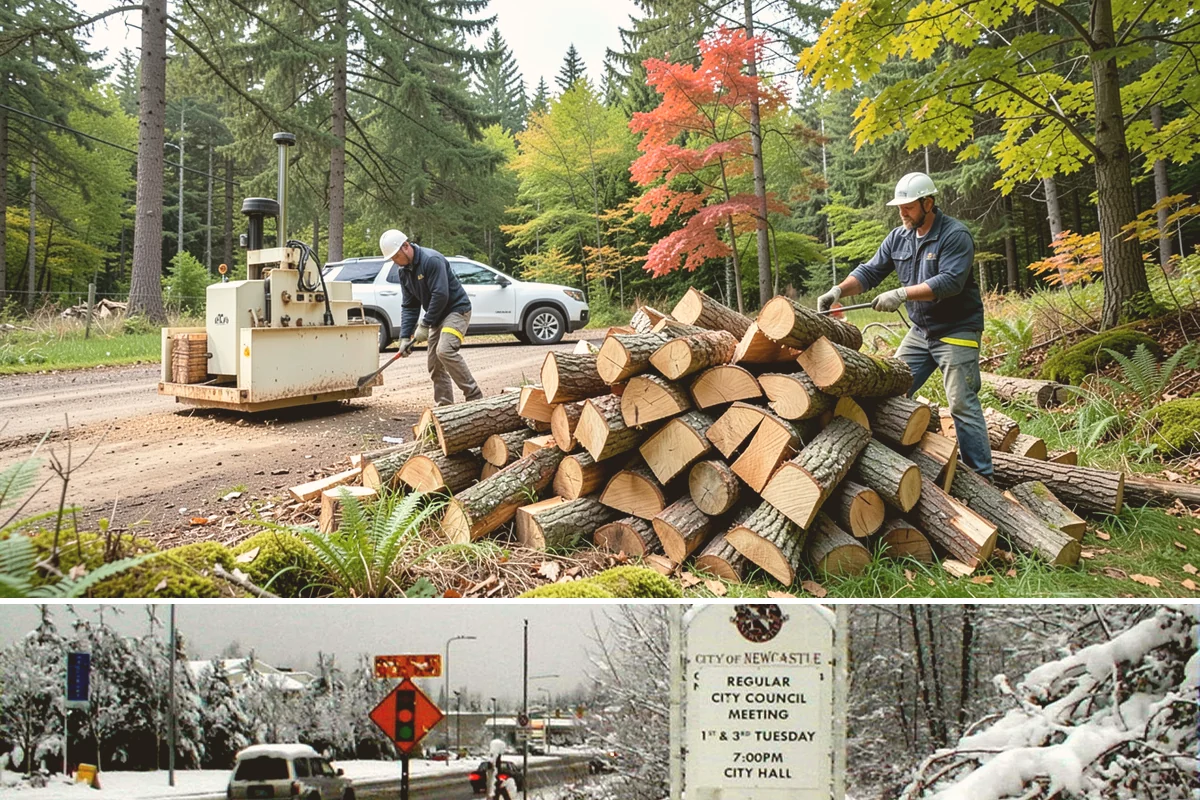 Woodshed Cleanup in Newcastle, King County, WA - Late summer or early fall is best, clearing the shed before it fills for the burning season.