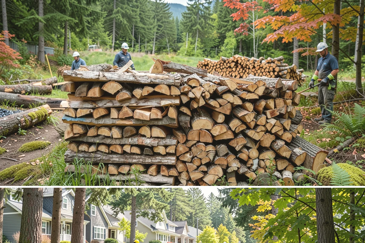 Woodshed Cleanup in Normandy Park, King County, WA - Late summer or early fall is best, clearing the shed before it fills for the burning season.