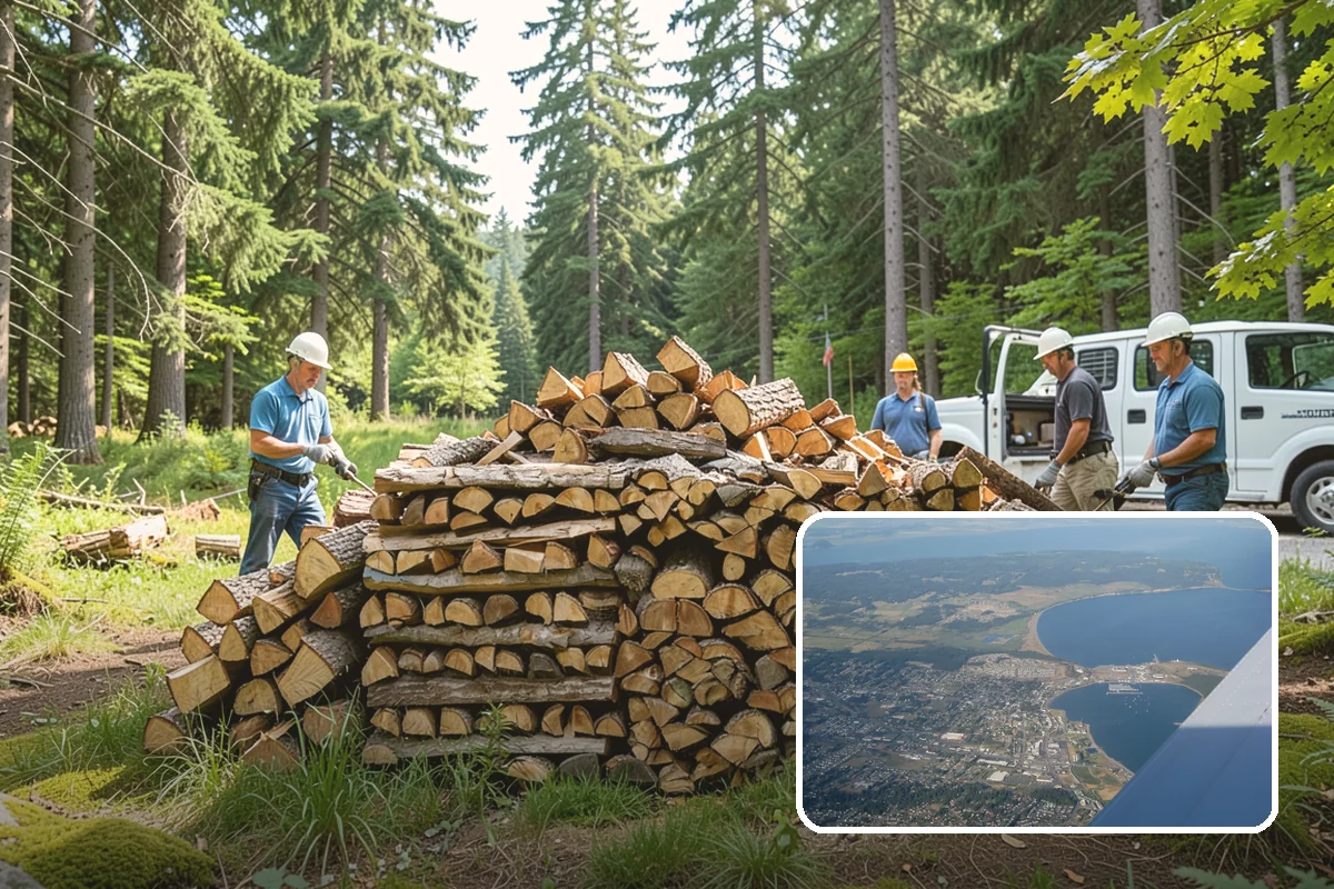Woodshed Cleanup in Oak Harbor, Island County, WA - Restores proper airflow for drier stored wood