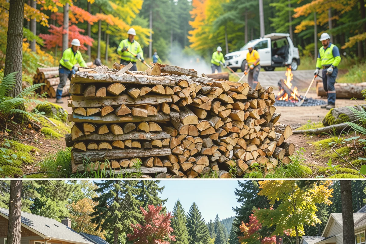Woodshed Cleanup in Orting, Pierce County, WA - Late summer or early fall is best, clearing the shed before it fills for the burning season.