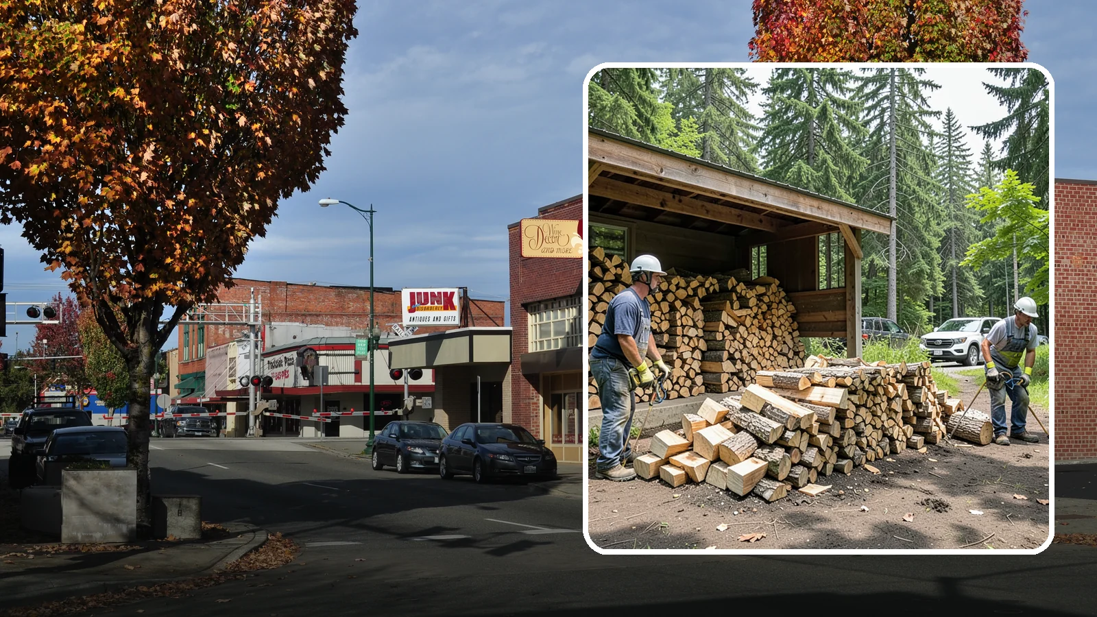 Woodshed Cleanup in Puyallup, Pierce County, WA - We clear out and tidy your woodshed, removing debris, old scraps, and buildup so it stores wood properly again.