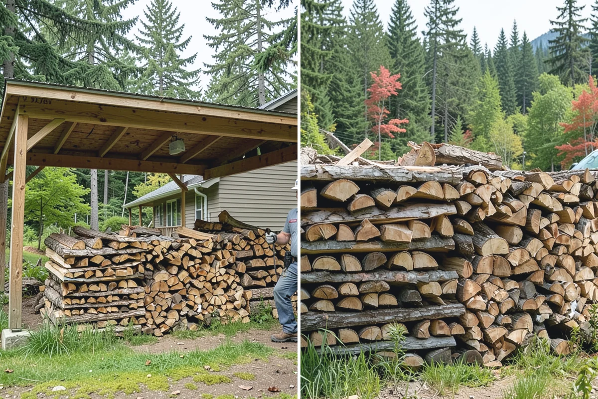 Woodshed Cleanup in Renton, King County, WA - Empty loose debris, old scraps, and clutter from the shed