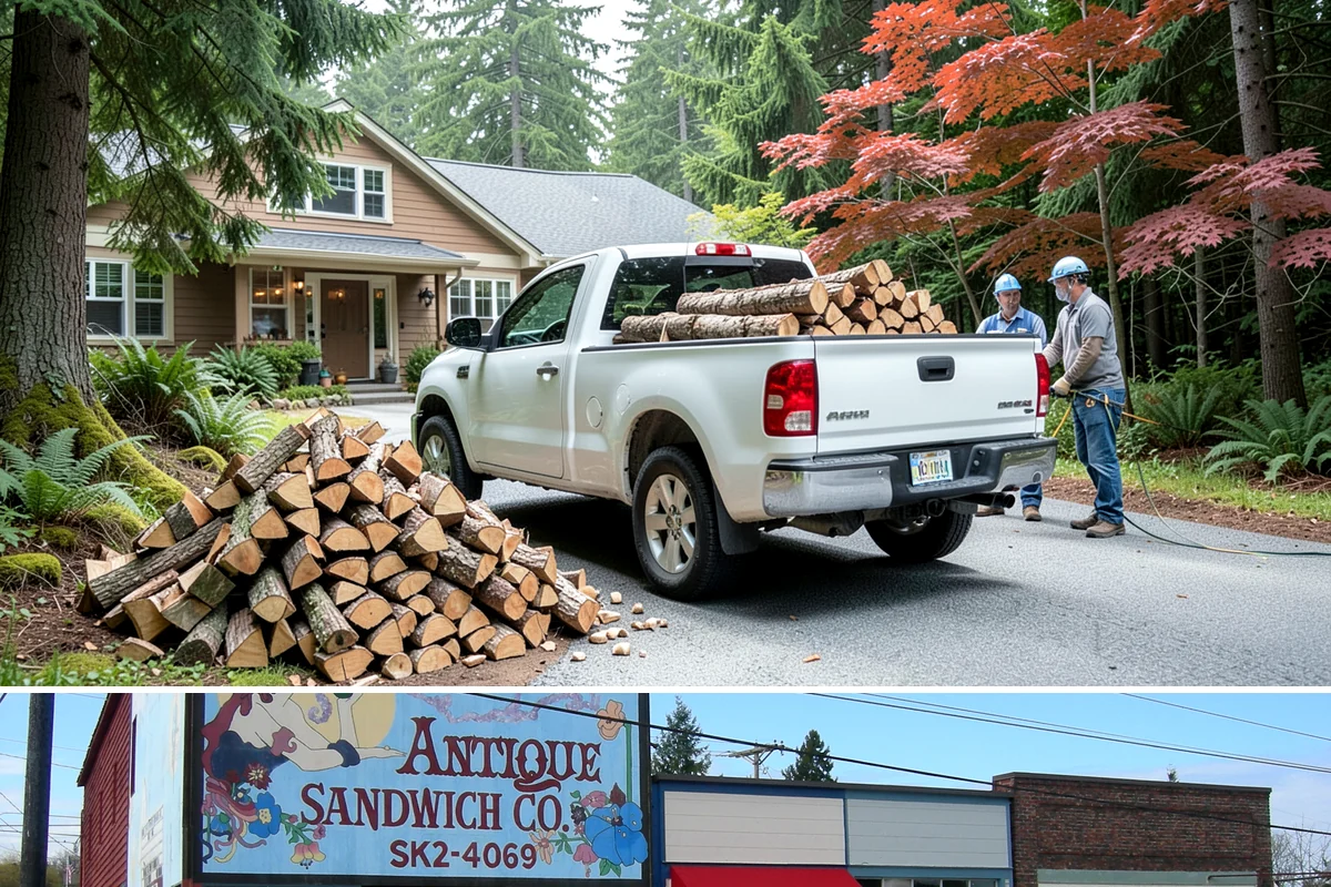 Woodshed Cleanup in Ruston, Pierce County, WA - Late summer or early fall is best, clearing the shed before it fills for the burning season.