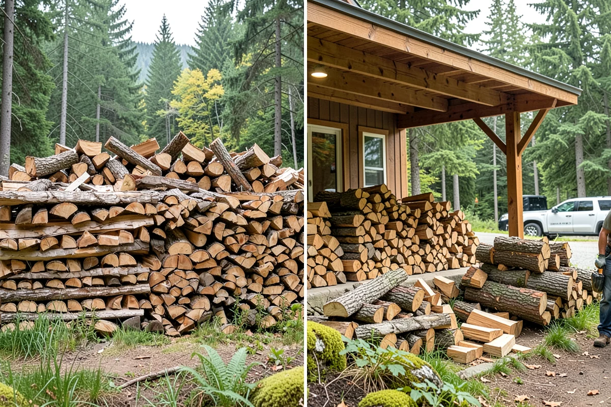 Woodshed Cleanup in SeaTac, WA - Empty loose debris, old scraps, and clutter from the shed