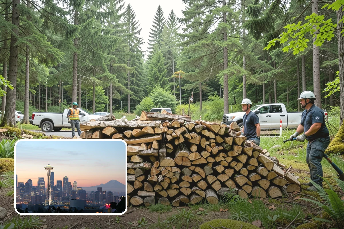 Woodshed Cleanup in Seattle, King County, WA - Restores proper airflow for drier stored wood