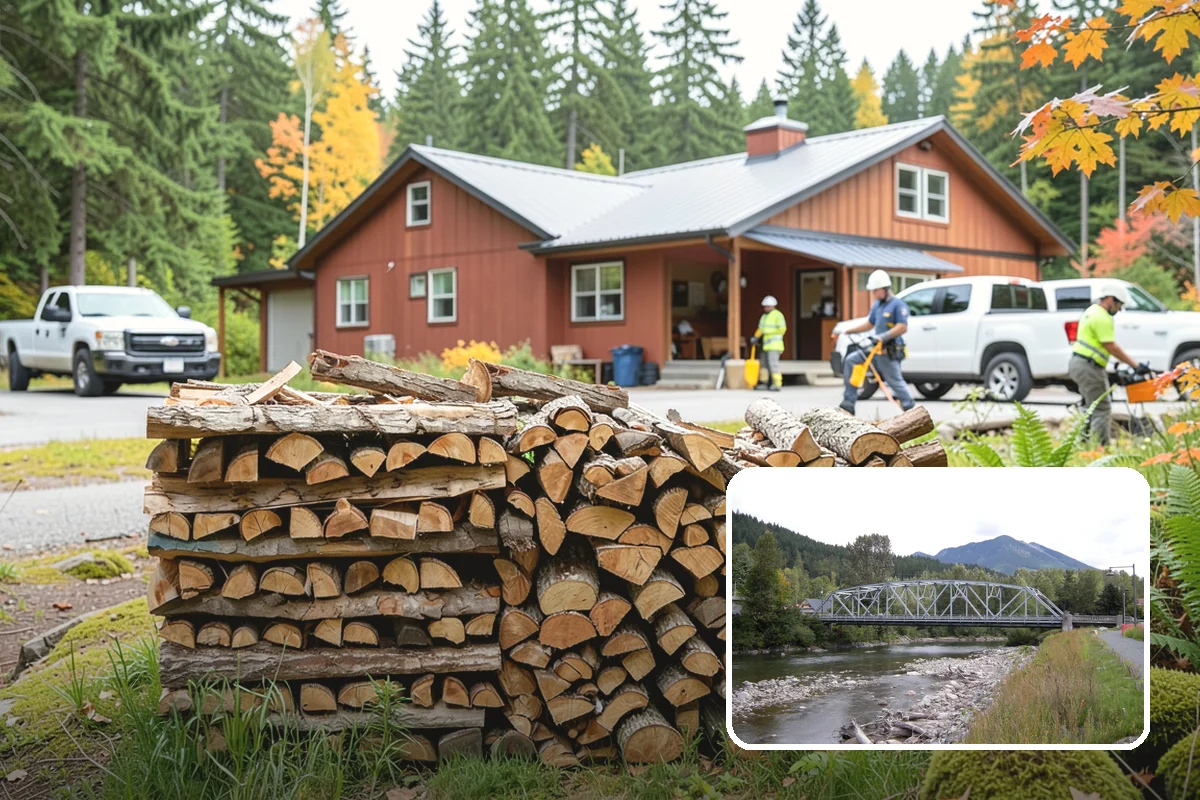 Woodshed Cleanup in Skykomish, King County, WA - Restores proper airflow for drier stored wood