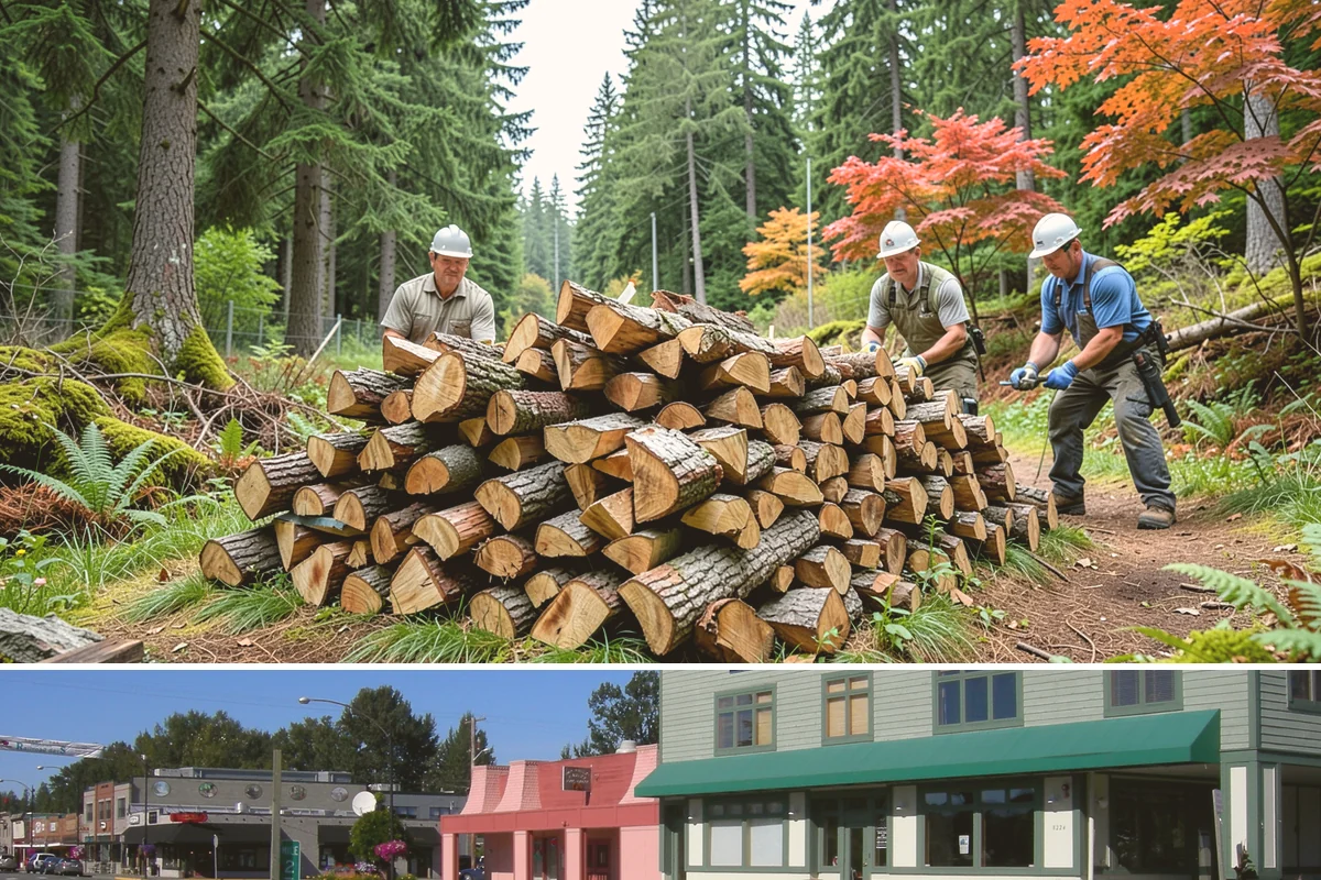 Woodshed Cleanup in Snoqualmie, King County, WA - Late summer or early fall is best, clearing the shed before it fills for the burning season.