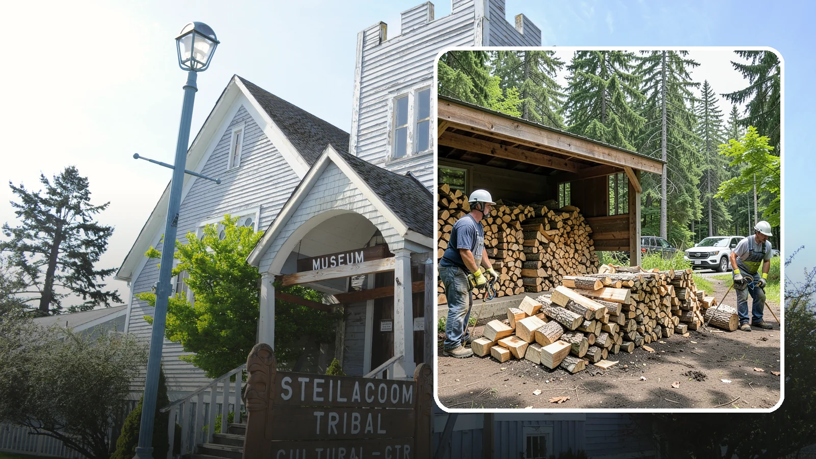 Woodshed Cleanup in Steilacoom, Pierce County, WA - We clear out and tidy your woodshed, removing debris, old scraps, and buildup so it stores wood properly again.