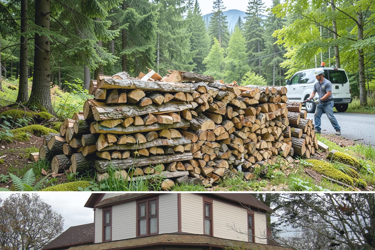 Woodshed Cleanup in Sumner, Pierce County, WA - Late summer or early fall is best, clearing the shed before it fills for the burning season.