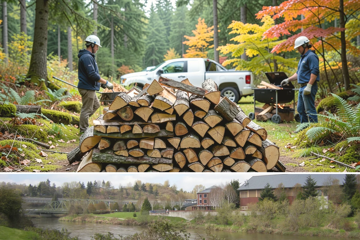 Woodshed Cleanup in Tukwila, King County, WA - Late summer or early fall is best, clearing the shed before it fills for the burning season.