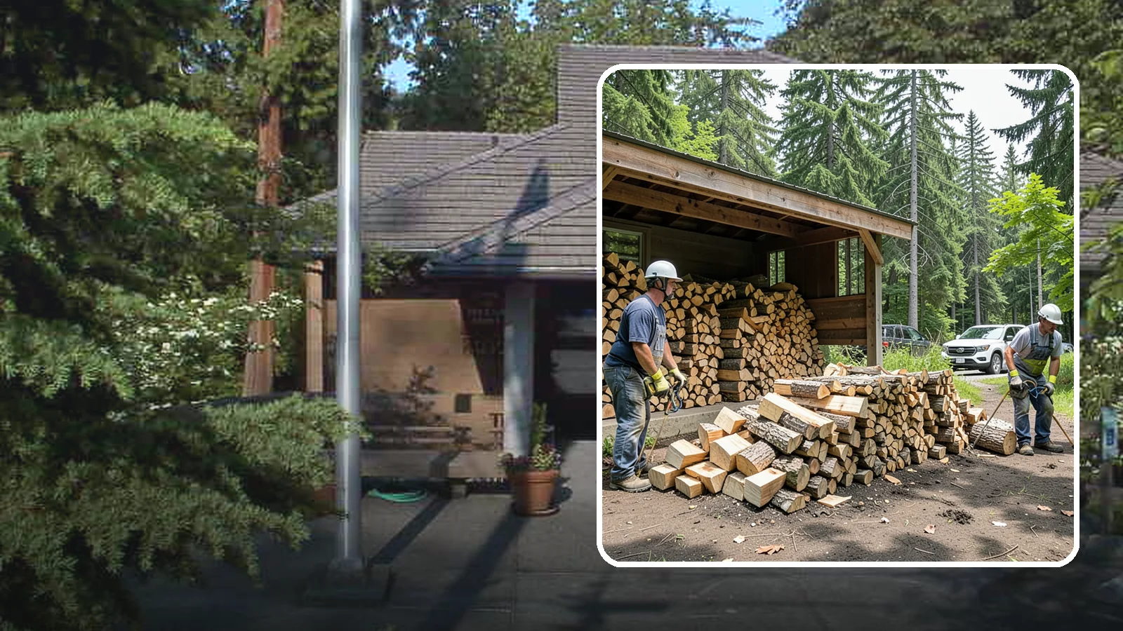 Woodshed Cleanup in Yarrow Point, King County, WA - We clear out and tidy your woodshed, removing debris, old scraps, and buildup so it stores wood properly again.