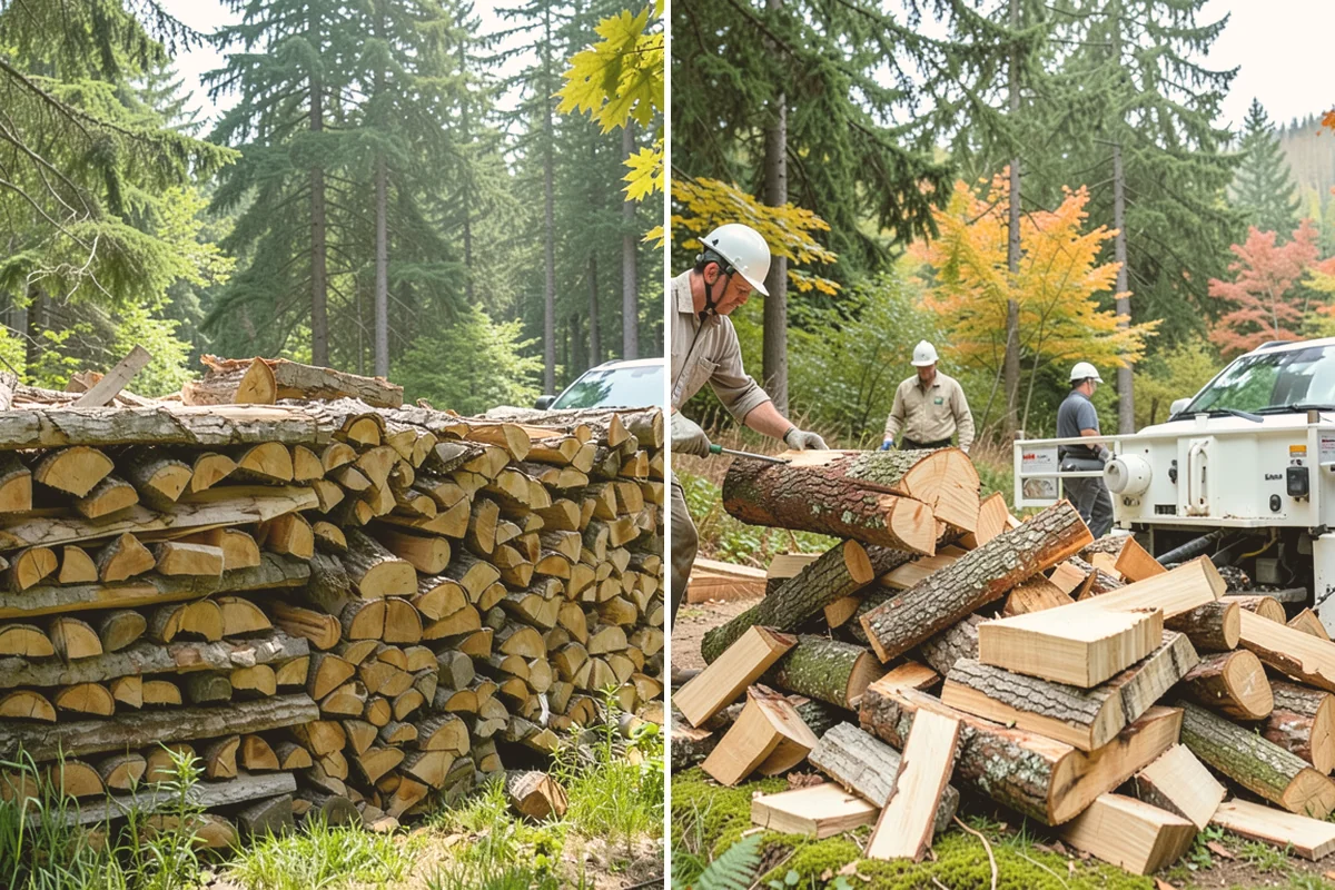 Woodshed Delivery in Algona, King County, WA - Show us your woodshed and its access