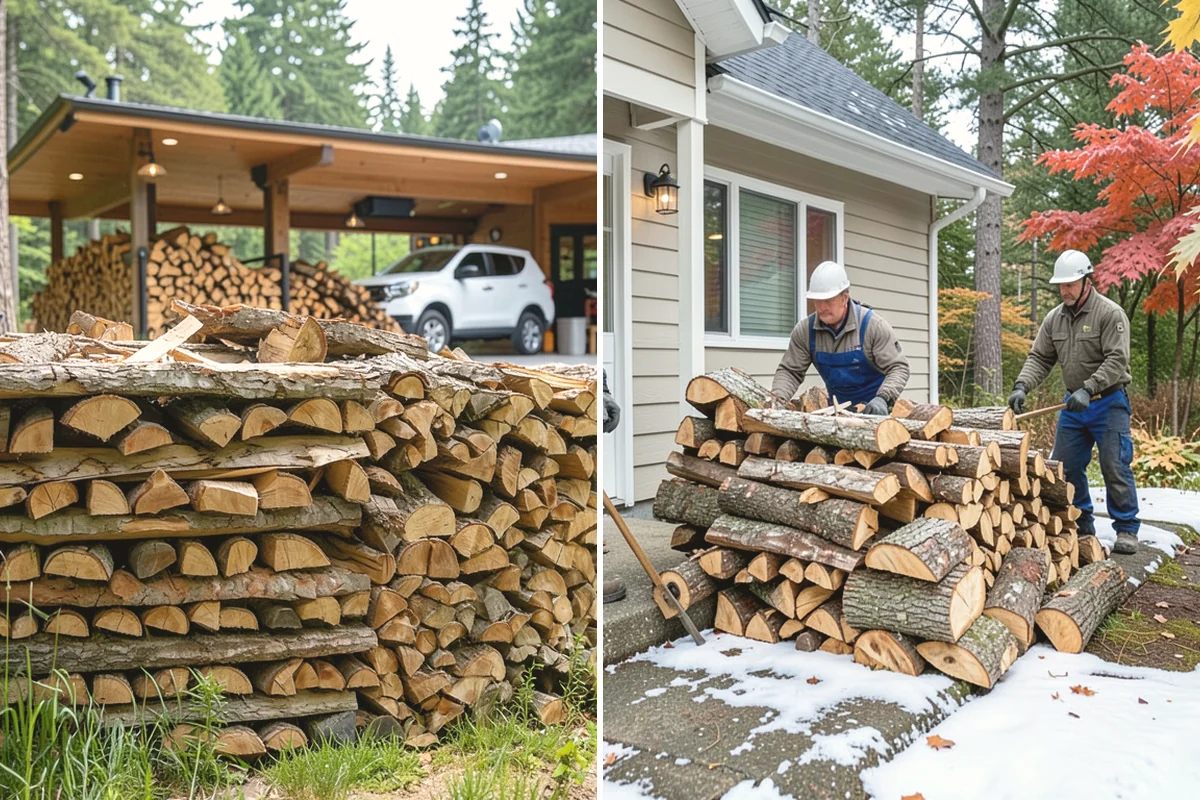 Woodshed Delivery in Anacortes, Skagit County, WA - Show us your woodshed and its access
