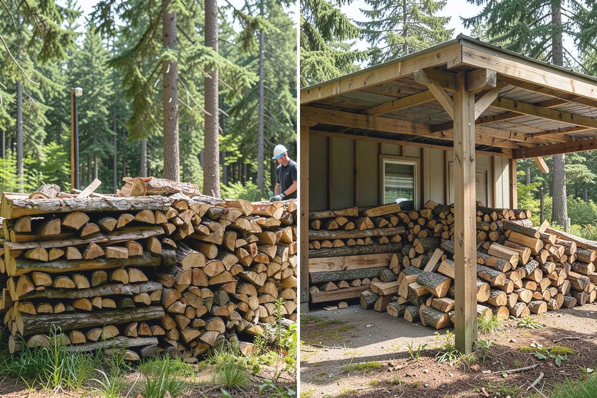 Woodshed Delivery in Buckley, Pierce County, WA - Show us your woodshed and its access