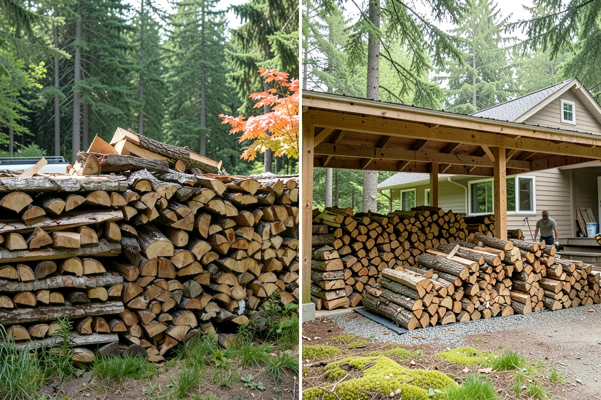 Woodshed Delivery in Clyde Hill, King County, WA - Show us your woodshed and its access