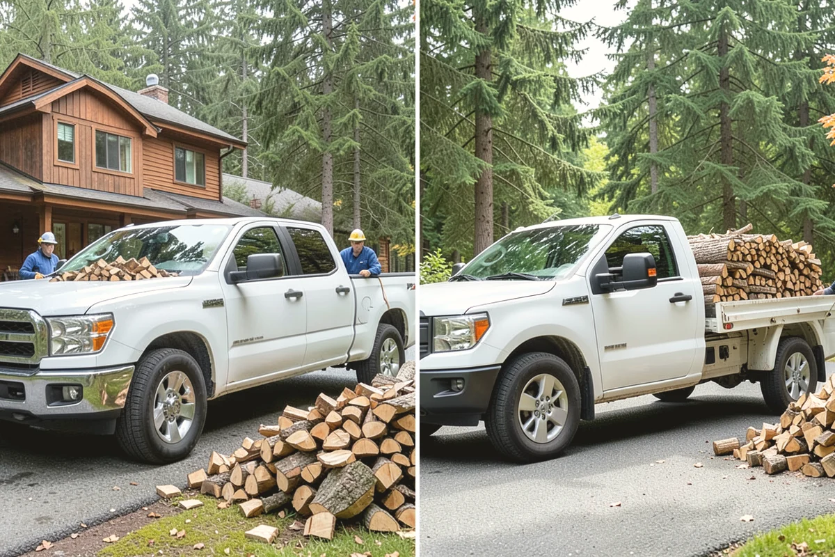 Woodshed Delivery in Duvall, King County, WA - Show us your woodshed and its access