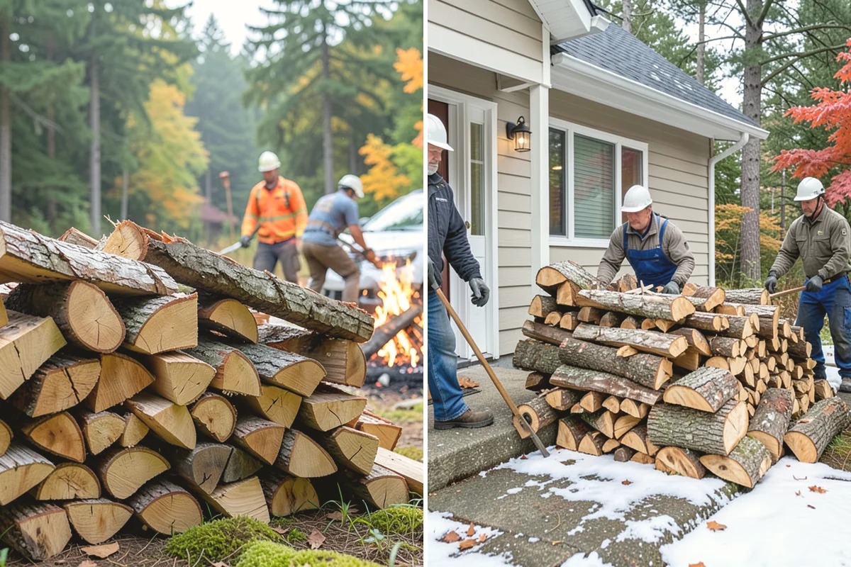 Woodshed Delivery in Edgewood, Pierce County, WA - Show us your woodshed and its access