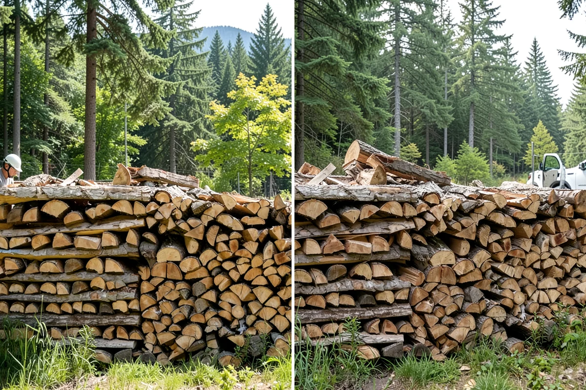 Woodshed Delivery in Federal Way, King County, WA - Show us your woodshed and its access