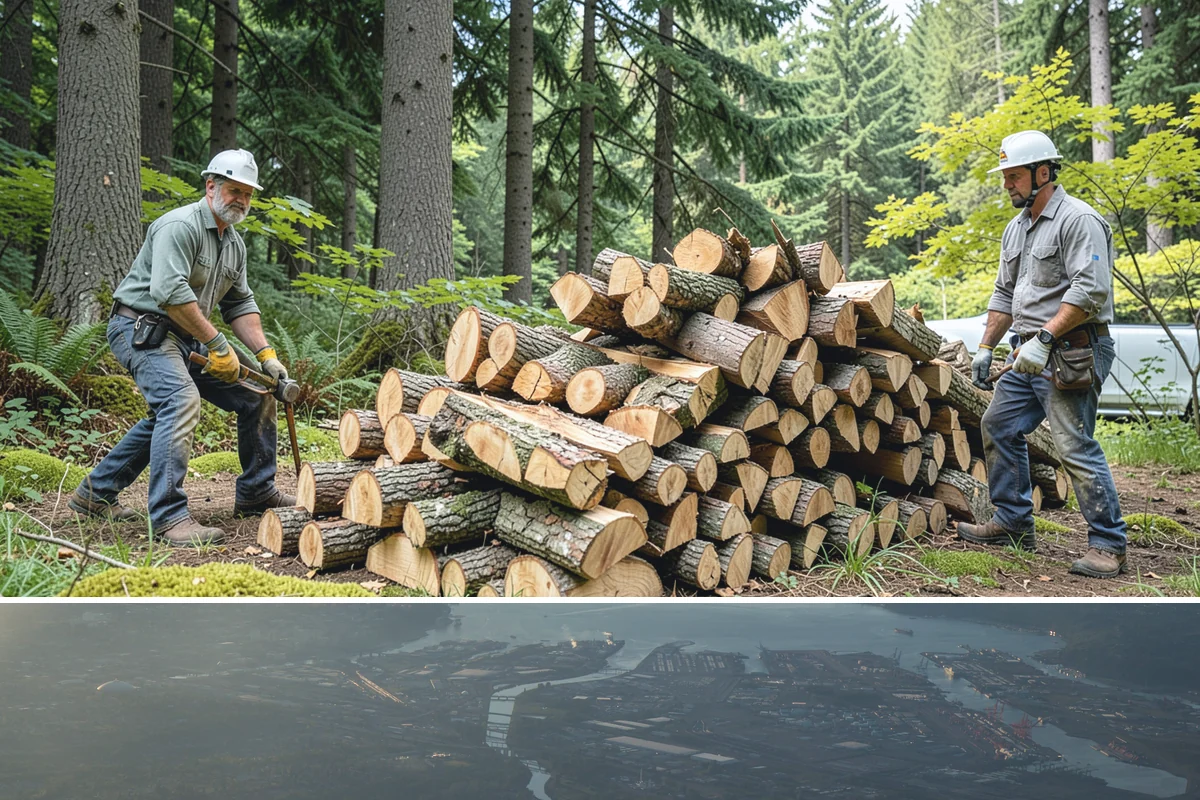 Woodshed Delivery in Fife, Pierce County, WA - Best scheduled in summer or early fall so your shed is full before the wet season.