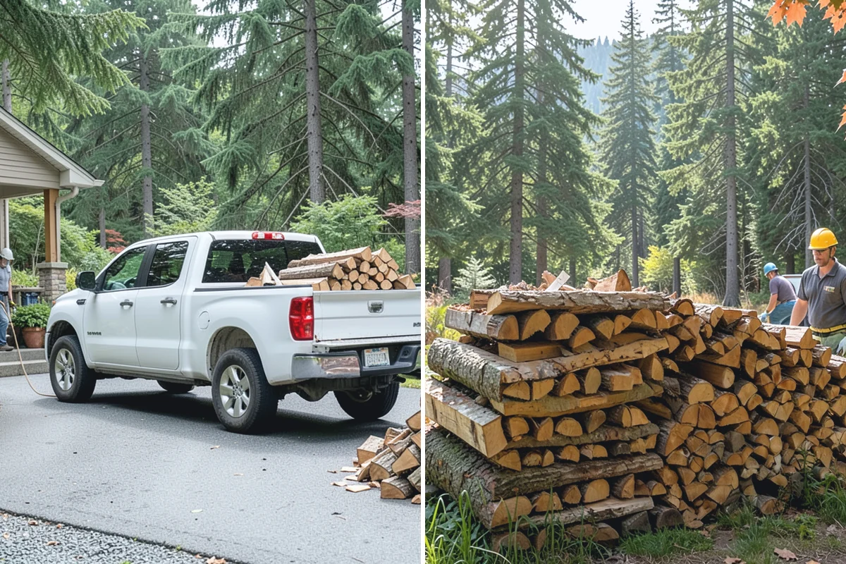 Woodshed Delivery in Gold Bar, Snohomish County, WA - Show us your woodshed and its access