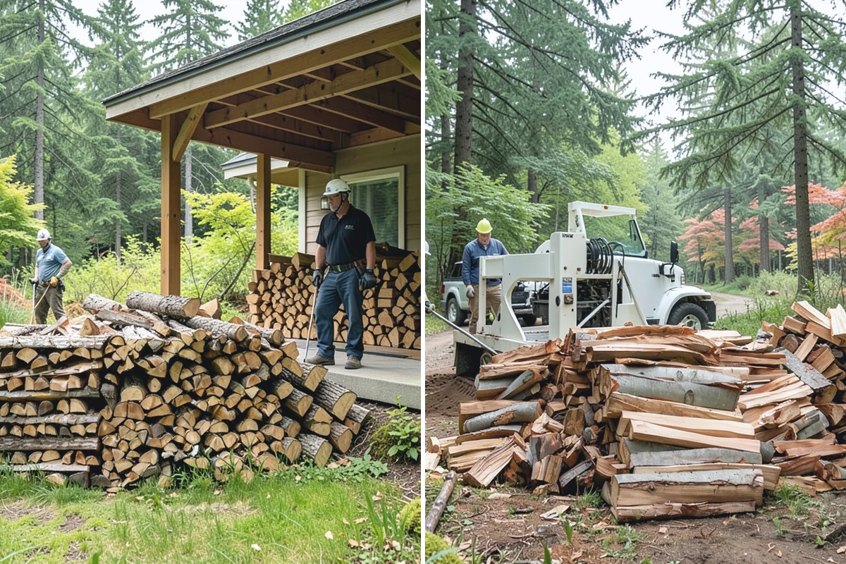 Woodshed Delivery in Hamilton, Skagit County, WA - Show us your woodshed and its access