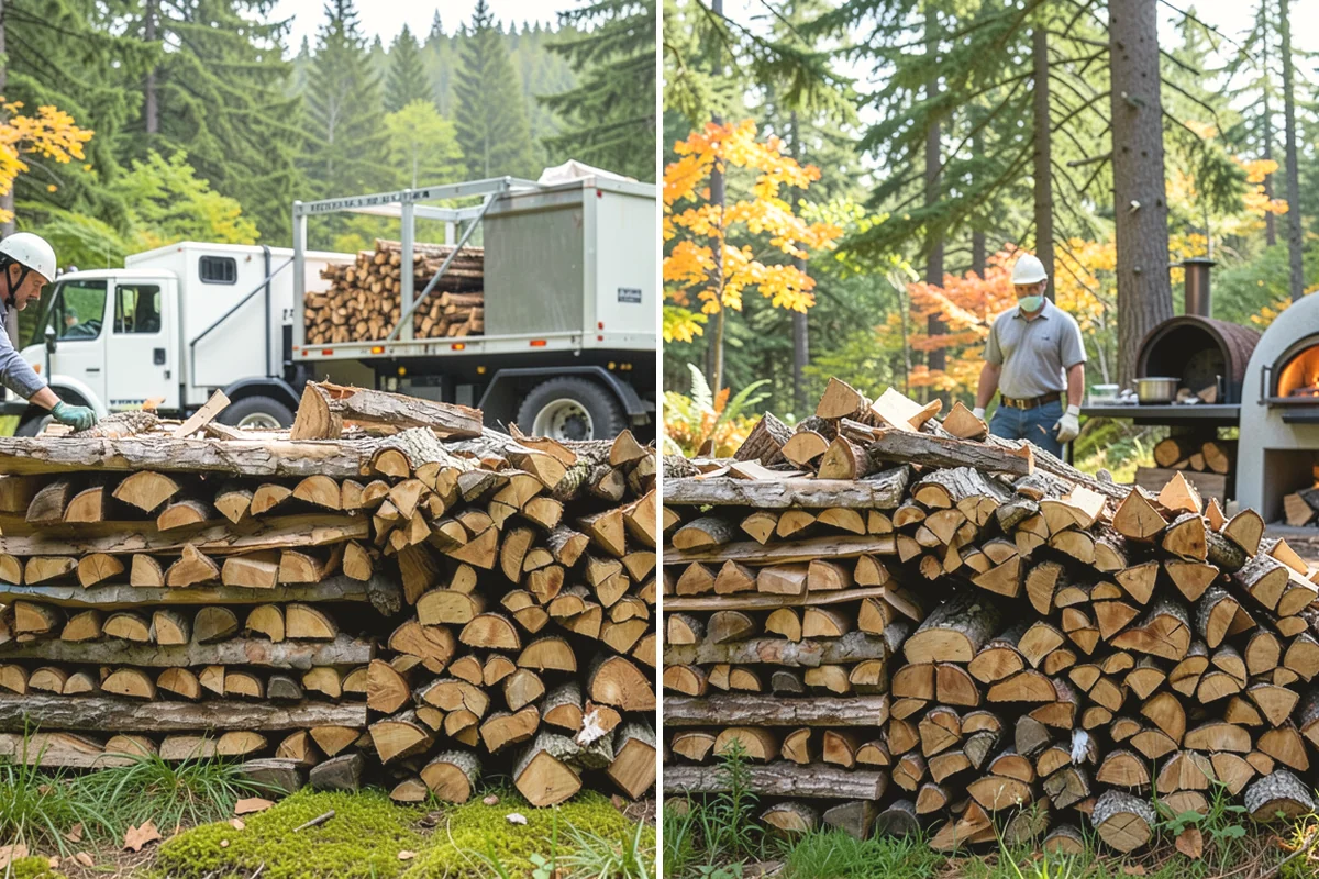 Woodshed Delivery in Lake Stevens, Snohomish County, WA - Show us your woodshed and its access