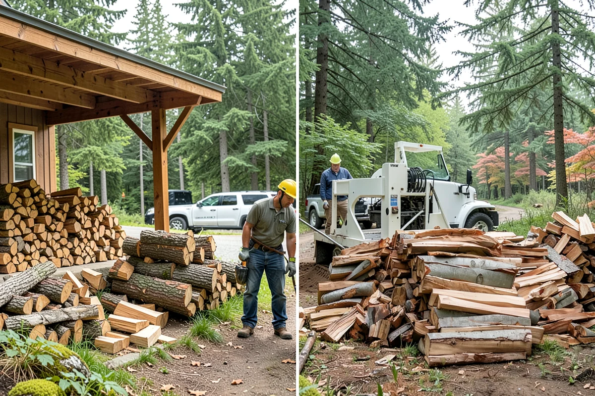 Woodshed Delivery in Lakewood, Pierce County, WA - Show us your woodshed and its access