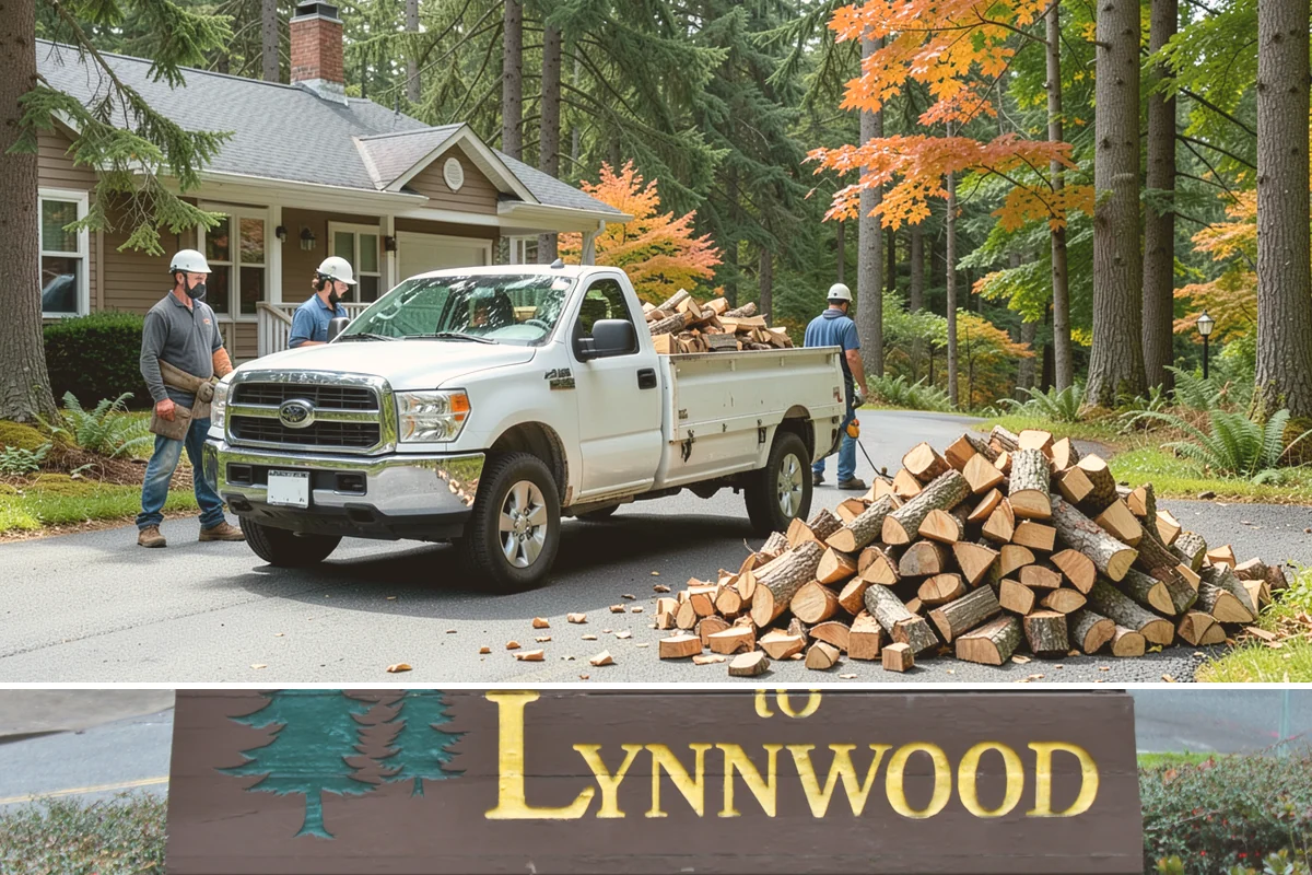 Woodshed Delivery in Lynnwood, Snohomish County, WA - Best scheduled in summer or early fall so your shed is full before the wet season.