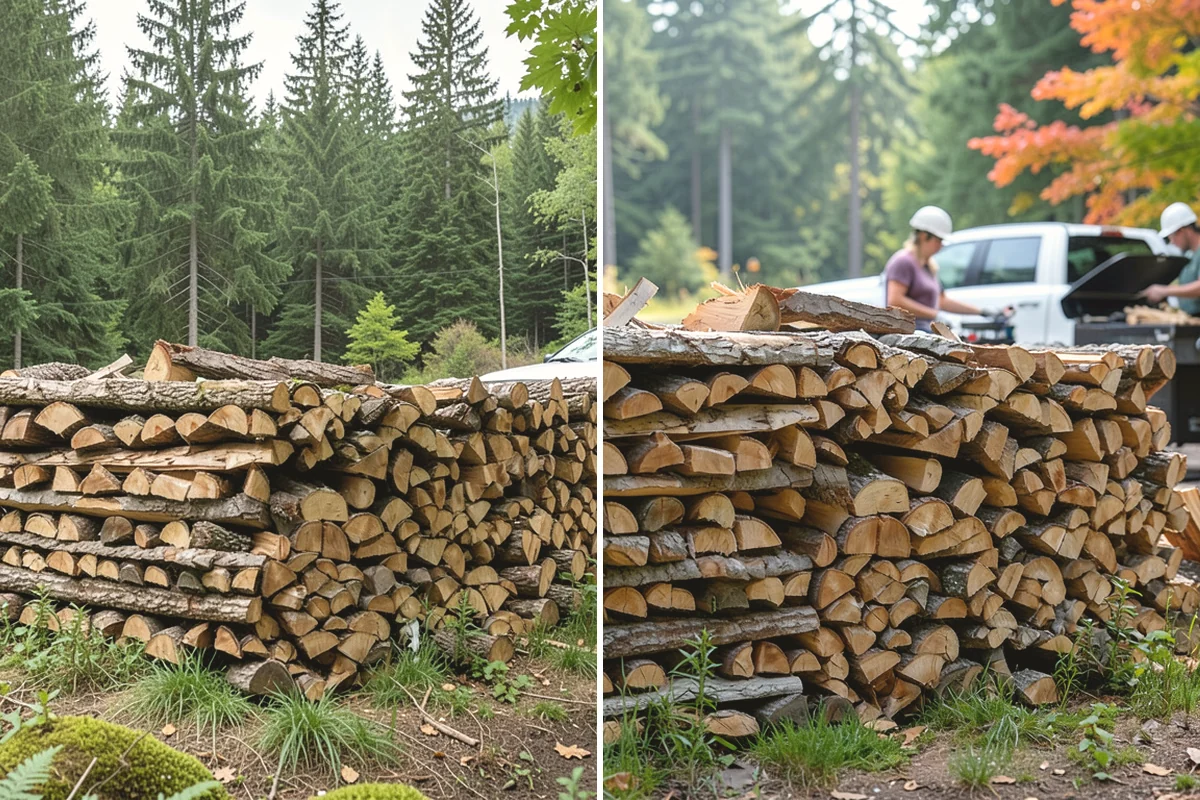 Woodshed Delivery in Mercer Island, King County, WA - Show us your woodshed and its access
