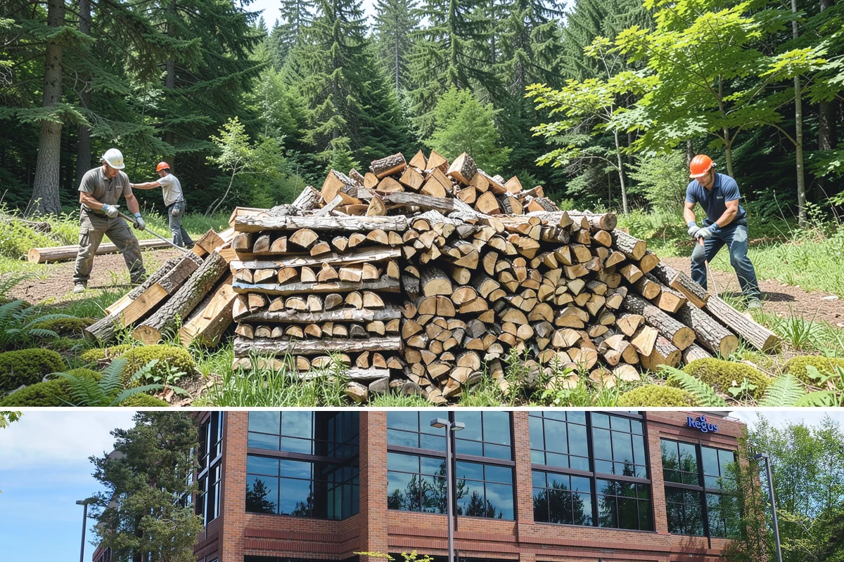 Woodshed Delivery in Mountlake Terrace, Snohomish County, WA - Best scheduled in summer or early fall so your shed is full before the wet season.