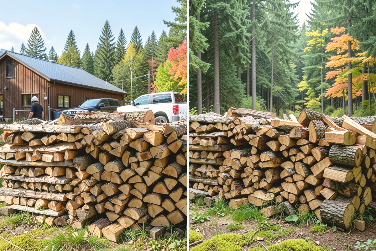 Woodshed Delivery in Mukilteo, Snohomish County, WA - Show us your woodshed and its access