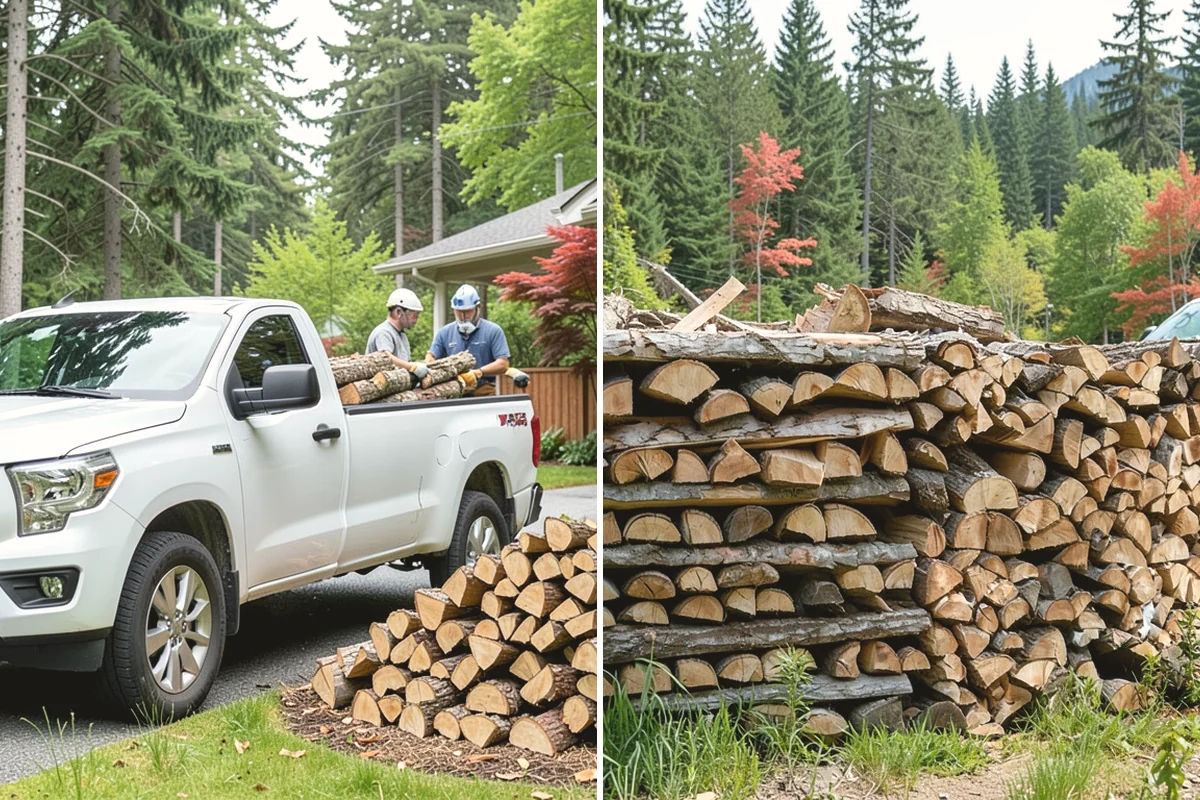 Woodshed Delivery in North Bend, King County, WA - Show us your woodshed and its access