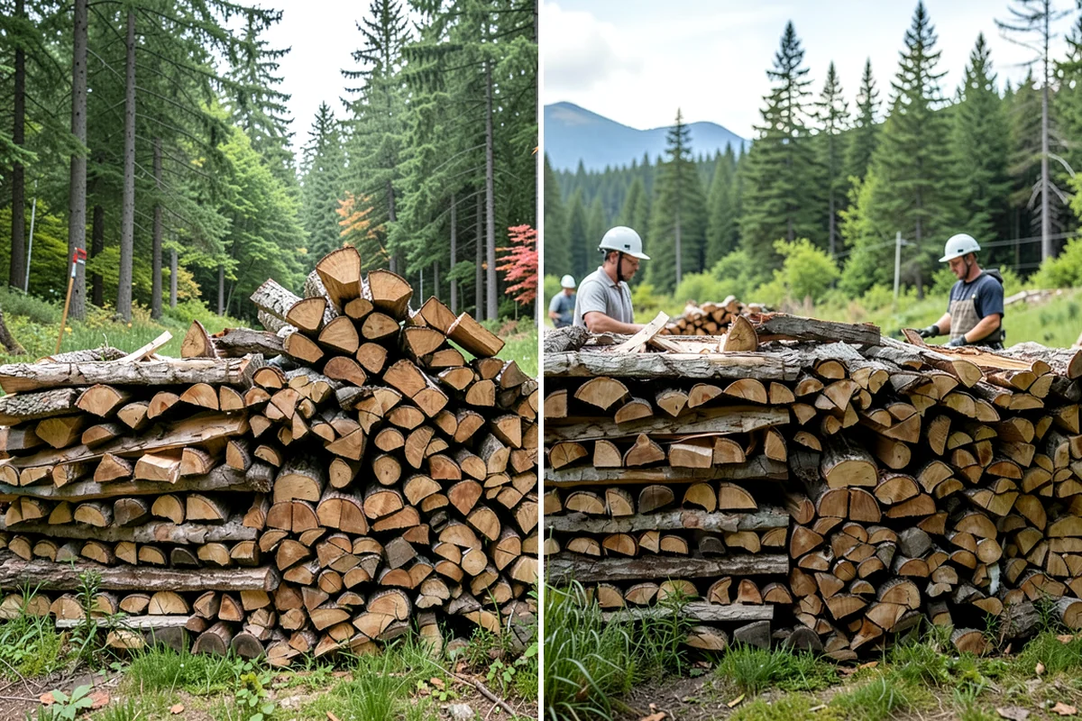 Woodshed Delivery in Pacific, King County, WA - Show us your woodshed and its access